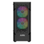 AURA GC7 ARGB, Tempered Glass, No PSU, ATX, Black, Mid Tower Case