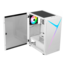 ARGUS E4 ELITE WH, Tempered Glass, No PSU, ATX, White, Mid Tower Case