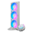 MasterLiquid Atmos II LCD, White, 360mm Radiator, Liquid Cooling System