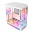 H6 RGB+, Tempered Glass, No PSU, ATX, White, Mid Tower Case