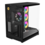 Y50 RGB, Tempered Glass, No PSU, E-ATX, Pitch Black, Mid Tower Case
