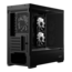 ATLAS E5M, Tempered Glass, No PSU, microATX, Black, Mid Tower Case