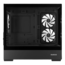 ATLAS E5M, Tempered Glass, No PSU, microATX, Black, Mid Tower Case