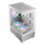 AURA GC9M ELITE WH ARGB, Tempered Glass, No PSU, microATX, White, Mid Tower Case
