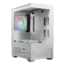 AURA GC9M ELITE WH ARGB, Tempered Glass, No PSU, microATX, White, Mid Tower Case