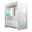 AURA GC15M WH ARGB, Tempered Glass, No PSU, microATX, White, Mid Tower Case