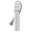 BE106000-2.5, 6 Outlets, 2.5-ft cord, 125V/15A, White, Surge Protector