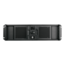 D-300L-PFS, Black Bezel, 2x 5.25&quot;, 6x 3.5&quot; Drive Bays, No PSU, E-ATX, Black, 3U Chassis