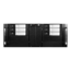 D Storm D410-DE6SL, Silver HDD Handle, 6x 3.5&quot; Hotswap Bays, No PSU, E-ATX, Black/Silver, 4U Chassis