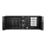 D Storm D407P-DE4SL, Silver HDD Handle, 4x 5.25&quot;, 2x 3.5&quot; Drive Bays, 4x 3.5&quot; Hotswap Bays, No PSU, ATX, Black/Silver, 4U Chassis