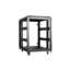 WX-158-EX, 15U, 4-Post 800mm, Open Frame Rack With Widened Mounting Posts