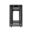 WX-228-EX, 22U, 4-Post 800mm, Open Frame Rack With Widened Mounting Posts
