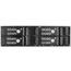 BPU-124DE-SS, 1x 5.25&quot; to 4x 2.5&quot;, SAS/SATA 6Gb/s, SSD/HDD, Black Hot Swap Module