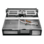D-200SEA-BK, Black Bezel, 2x 5.25, 2x 3.5&quot; Bays, No PSU, ATX, Black, 2U Chassis