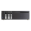 D-350HB-T-SILVER, Silver HDD Handle, 1x Slim 5.25&quot;, 3x 3.5&quot;, 5x 3.5&quot; Hotswap Bays, No PSU, ATX, Black/Silver, 3U Chassis