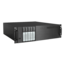 D-350HN-T-SILVER, Silver HDD Handle, 1x Slim 5.25&quot;, 3x 3.5&quot;, 5x 3.5&quot; Hotswap Bays, No PSU, ATX, Black/Silver, 3U Chassis