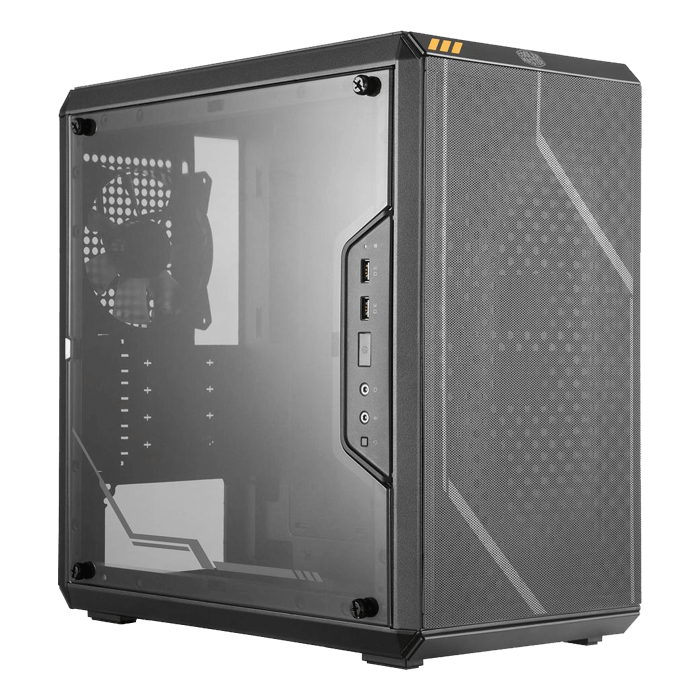 Cooler Master MasterBox Q300L TUF Transparent Side Panel microATX Black