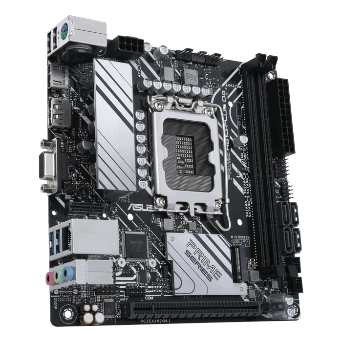 ASUS PRIME H610IPLUS D4CSM Intel® H610 MiniITX Motherboard