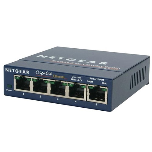 GS105NA, GS105 ProSafe® 5-port Gigabit Desktop Switch, 10/100/1000Mbps ...