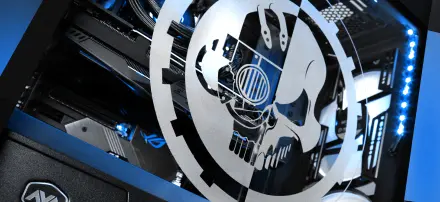 Gaming pc with case modding