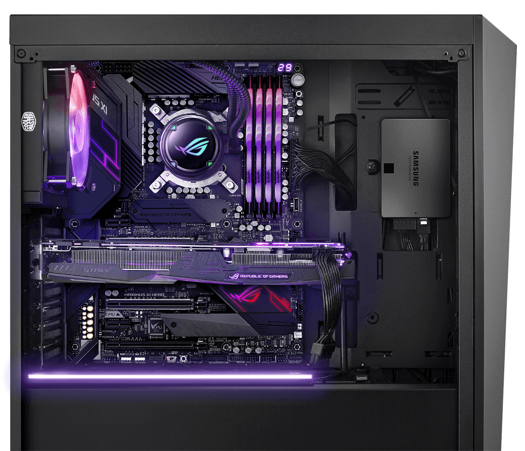 Powered by Asus. Custom Build By AVADirect.
