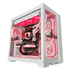 Heartbeat Custom Gaming PC White (X870)