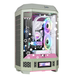 Blissful Matcha Plum Gaming PC (AMD, Micro Tower)