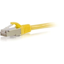 C2G 00864 Network Cable - 6ft Cat6 Snagless Shielded (STP) Network Patch Cable Yellow Category 6 for Network Device RJ 45 Male RJ 45 Male Shielded 6ft Yellow