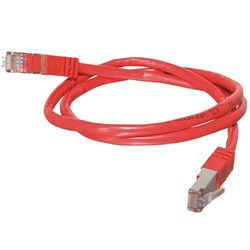 10-ft Red STP Network Patch Cable, Cat 5e, OEM