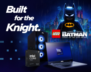 Get LEGO® Batman™: Legacy of the Dark Knight with purchase of qualifying Intel® Core™ Ultra products.