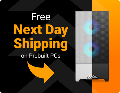 Free US Ground Shipping on Prebuilt Gaming PCs