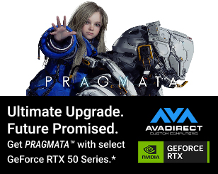 Get PRAGMATA with select GeForce RTX 50 Series products.
