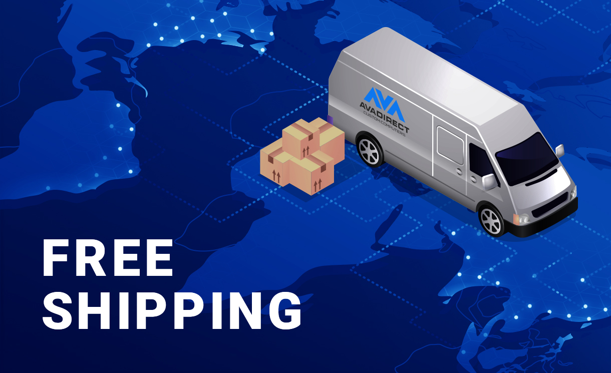 Get Free US Ground Shipping on Select Custom PCs and Laptops!