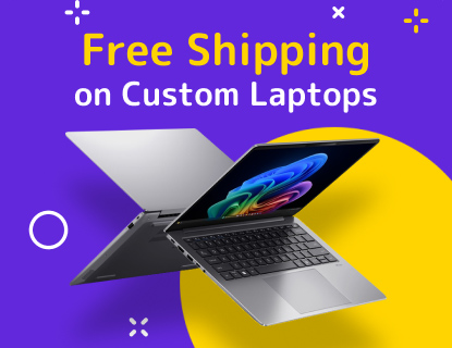 Free US Ground Shipping on Laptops!