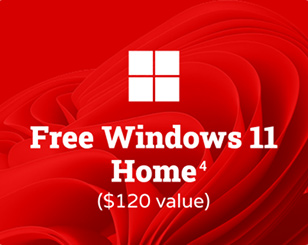 Free Windows 11 Home Installation ($120 value) with every custom PC over $1500 (not applicable to Signature Series)