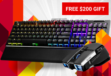 Get a Free EVGA Mouse and Keyboard with select Instabuilder Purchases.
